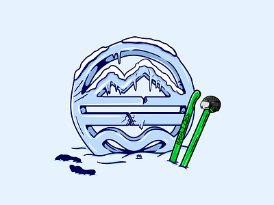 BIBAJ SPORT - Snow Storm Icon illustration