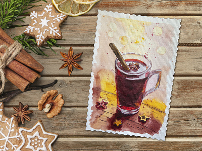 Spicy mulled wine