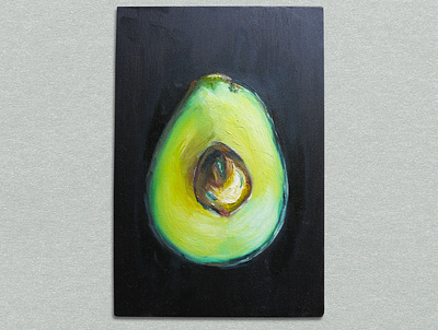 Avocado freehand drawing fruit illustration nature picture