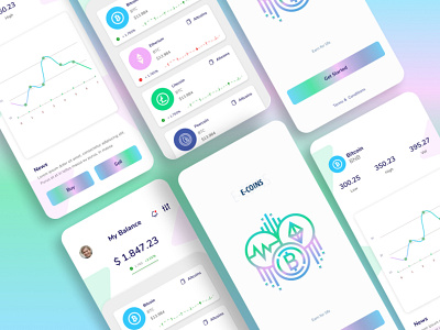 Cryptyo App Design app design ui ui design