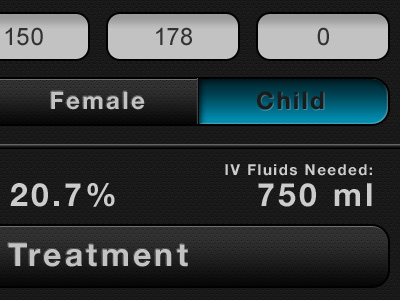 Medical iPad/iPhone App UI