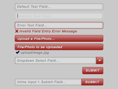 Thom Browne - CSS3 Form Elements css3 error form input jquery select submit