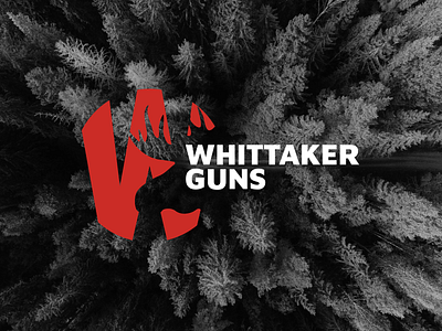 Whittaker Guns branding brandingdesign design guns logo logodesign logomaker webdesign