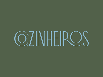 Co.zinheiros branding design minimal typography vector