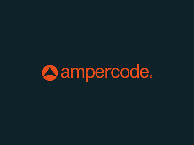 Ampercode branding design icon logo minimal