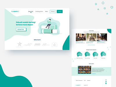 Loacare Website books care donate give ux web design
