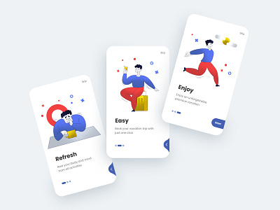 Onboarding App & Illustrations