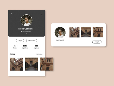 User Profile card cards ui design app minimal profile card profile design profile page ui ui ux ui design user profile userinterface