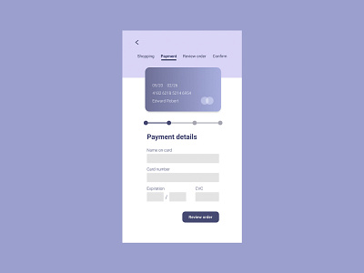 Credit Card Checkout app design design app graphic design minimal payment ui