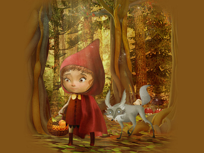 Red riding hood characterdesign
