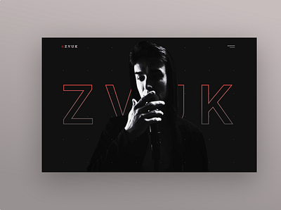 zvuk | author | website author figma music web design website