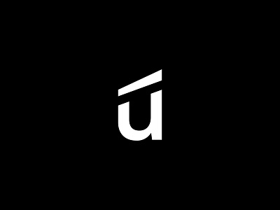 Unicraft brandmark brandmark dark letter logo mark minimal u
