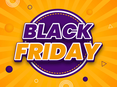 BLACK FRIDAY 3D VECTOR TEXT EFFECT