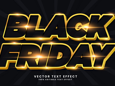 Black Friday 3D Editable Eps Text Effect 3d psd text effect 3d text 3d text effect 3d vector text effect design graphic design illustration logo psd text effect