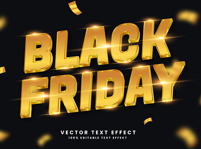 Black Friday 3D Editable Eps Text Effect 3d psd text effect 3d text 3d text effect 3d vector text effect design graphic design illustration logo psd text effect