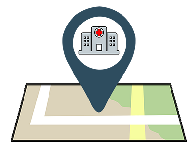 Clinic/Hospital Location Icon