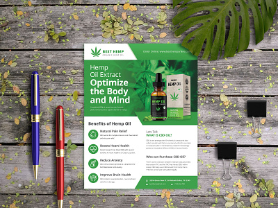 Hemp Product Flyer