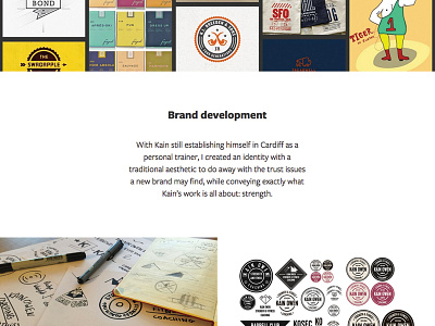 KOSFC Case study branding case study development interface portfolio progress ui