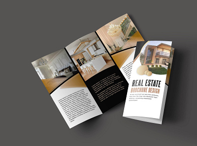 Real Estate Trifold Brochure Design amazon artist brand identity branding brochure design design landing page product catalog real realestate today travel