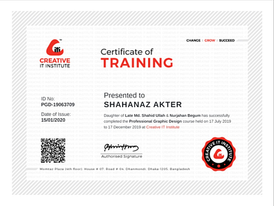 Graphic Design Certificate