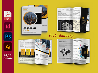 Corporate Company Profile Brochure Design