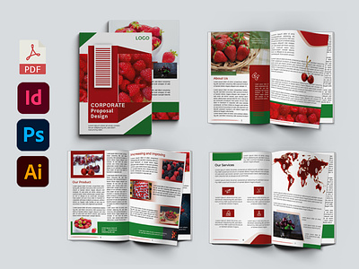 Corporate Company Proposal Profile Business Brochure Design