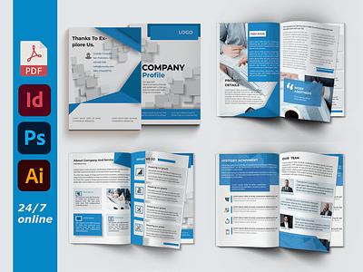 Corporate Company Brochure Profile Design