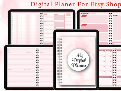 digital or printable planner, event calendar