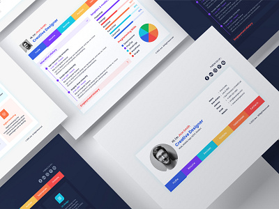 Jovi- CV Resume / Vcard PSD & XD Template