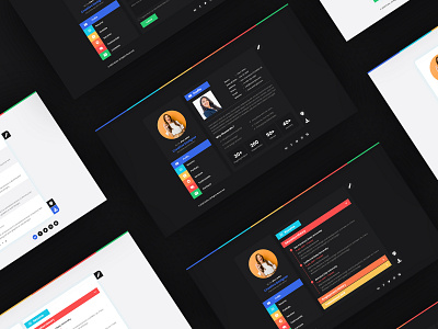 Ruller CV Resume Vcard PSD Template