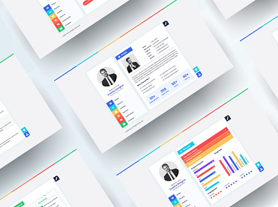 Ruller - CV Resume Vcard PSD Template businesses card colorfull cv designer freelancer personal portfolio responsive resume sale skills vcard web