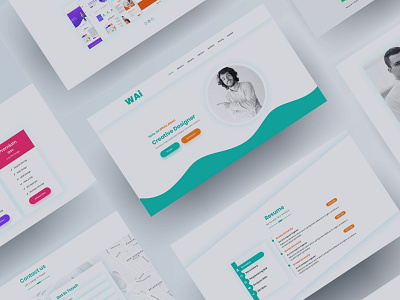 CV Resume Personal Portfolio Template cv design cv resume cv resume template personal personal portfolio psd template xd design