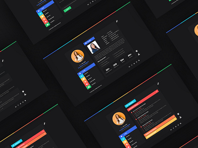 Ruller - CV Resume Vcard PSD Template