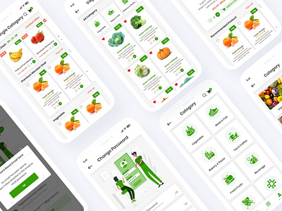 Grocery Delivery Mobile App UI Template