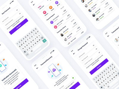 Mobile banking App UI app banking banking ios budget cards deposit finance goal mobile money payment plan psd send money template transaction ui ux wallet