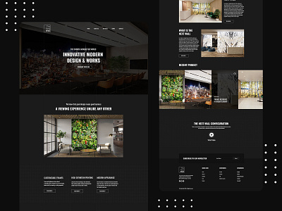 Interior Design Landing Page