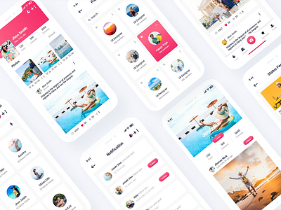 Social Messaging Dating App UI kits