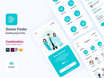 Symp – Doctor Finder Adobe XD Template