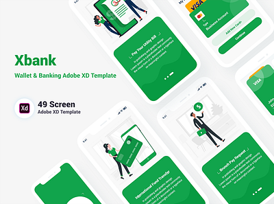 Internet Banking Mobile App UI Template android banking bill designer finance incentives internet banking kit mobile bank mobile pay modern money online pay payment psd template transaction transfer