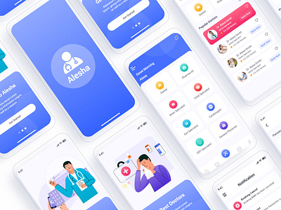 Alesha – Healthcare Medical Figma Template