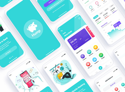 Mobile Banking App UI wallet
