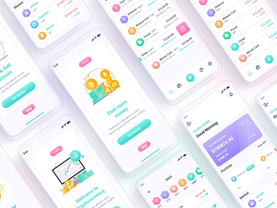 Crypto Wallet Mobile App UI Kits