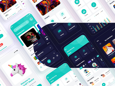 Sheza – NFT Marketplace Mobile App UI Template