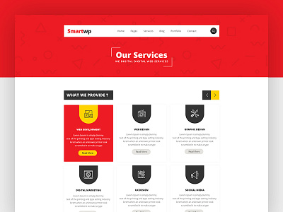 Smartwp Services Section agency blog creative designer digital agency gallery it firm modern portfolio studio web design agency