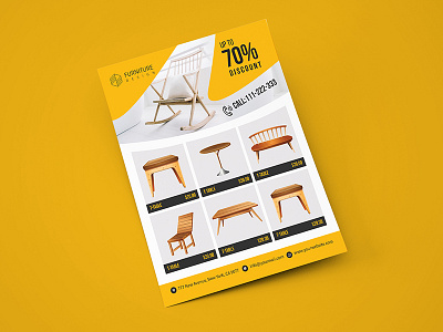 Furniture Sales Flyer Template corporate flyer green home selling leaflet magazine ad marketing flyers promotional flyers property real estate rent sell