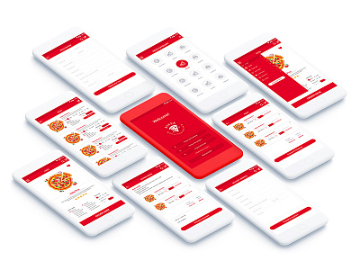 Online Pizza Delivery App UI