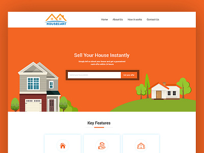 Real Estate Sales website free house instantly psd real estate sales ui ux