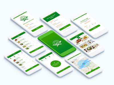 Multipurpose Food/ Restaurants Mobile App UI