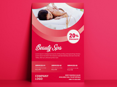 Spa Flyer Design beauty creative spa design flyer template spa flyer design