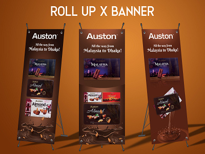 Chocolate Roll up Banner